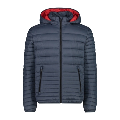 CMP quilted jacket with hood and 3M Thinsulate padding titanium grey men